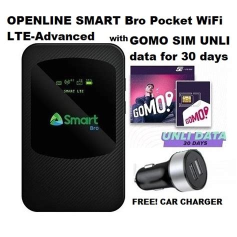 Openline Smart Bro Pocket Wifi Lte Advanced Greenpacket M A W Gomo