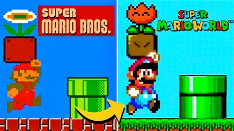 Super Mario Bros 1 Remade In Super Mario World [rom Hack] Youtube