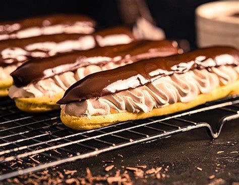 Schokoladen Eclairs Rezept Ichkoche