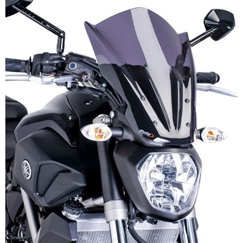 Puig Naked Windscreen New Generation Touring Yamaha Mt 07 14 16 Dark Tint MotoStorm En
