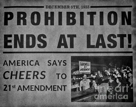 21st Amendment End Of Prohibition At Last Roaring 20s Headlines