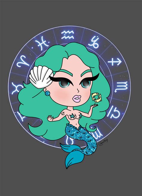 Zodiac Pin Ups Pisces By Rockdollz On Deviantart