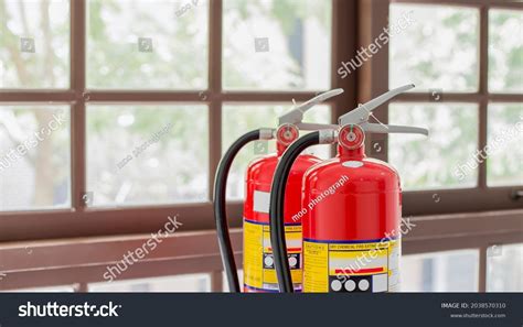 Red Fire Extinguisher Ready Use Case Stock Photo 2038570310 | Shutterstock