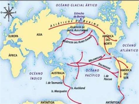 ACTIVIDAD 1 RUTAS DEL POBLAMIENTO DE AMÉRICA INSTRUCCIONES Identifica