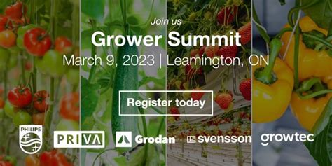 Horti Daily On Twitter In Person Grower Summit On March 9 In