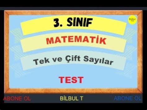 3 Sınıf Matematik Tek ve Çift Sayılar Social security card Youtube