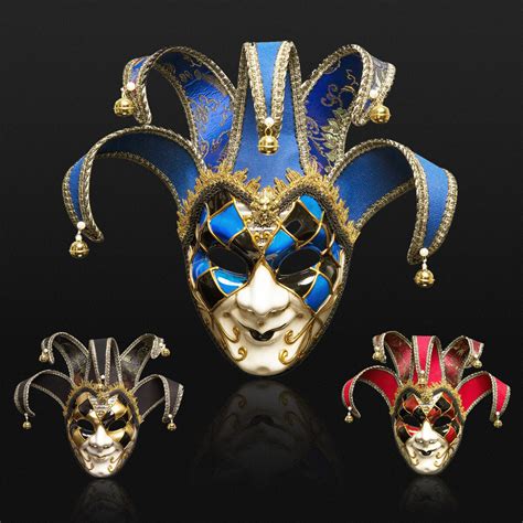 Mardi Gras Jester Masks For Men