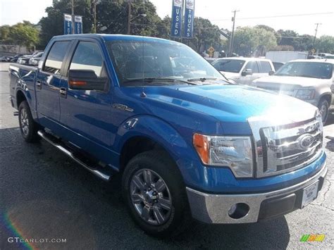 2009 Blue Flame Metallic Ford F150 Xlt Supercrew 72469877 Photo 2 Car Color