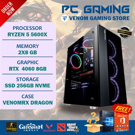 Jual Pc Gaming Ryzen X Rtx Gb Gb Ram Nvme