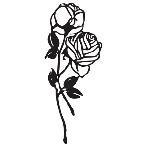 Black rose Drawing Clip art - rose tattoo png download - 2400*2400 ...