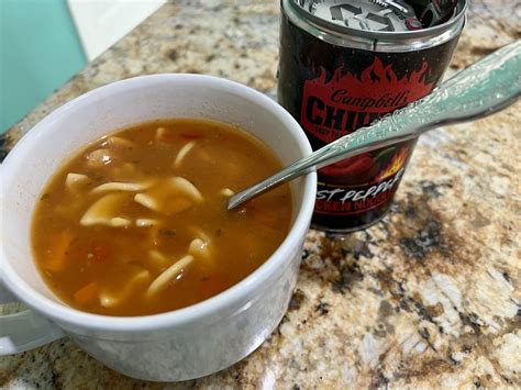 Campbell S New Ghost Pepper Chicken Noodle Soup Is So Spicy You Have