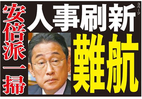 岸田首相の人事刷新は難航確実 安倍派の政務三役15人クビ切り画策も、後任打診にno続出か（日刊ゲンダイ） 赤かぶ