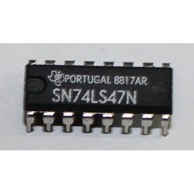 74LS47 BCD To Seven Segment Decoder Driver With Open Collector Output