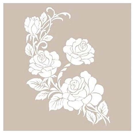 Comprar Stencil Plantilla 3 Rosas Cadence 21 X 30 Cm En