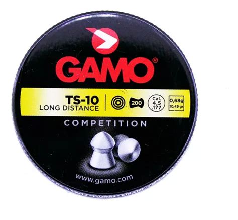 Chumbinho Gamo Ts 10 Long Distance 4 5mm 177 200 Und MercadoLivre