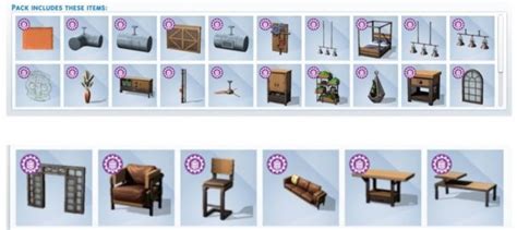 Sims 4 Industrial Loft Kit Items Revealed