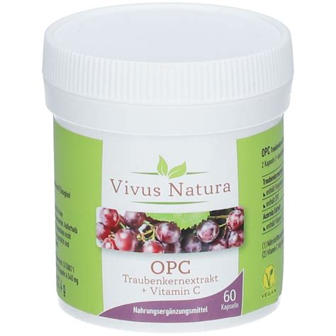 Vivus Natura Opc Traubenkernextrakt Vitamin C St Shop Apotheke