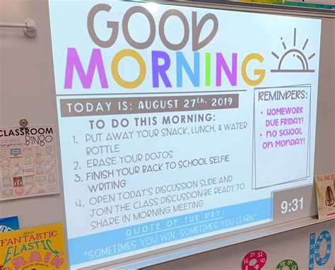 6 Tips for Your Classroom Morning Routine - Teach Create Motivate