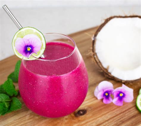 Cara Bikin Dragon Fruit Mocktail Sedap