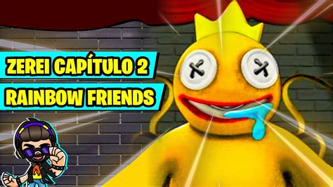 JOGUEI RAINBOW FRIENDS CAPÍTULO 2 e ZEREI FINAL ÉPICO YouTube