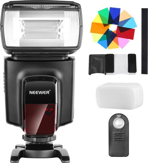 Neewer Kit De TT560 Flash Speedlite Avec 12 Filtres Couleur Et IR