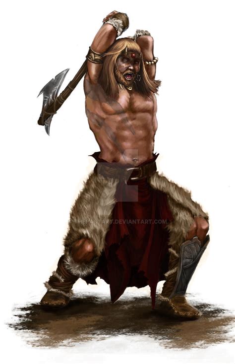 Barbarian By Thepastart On Deviantart