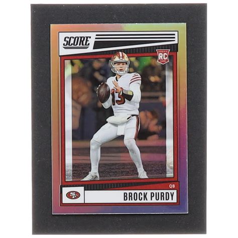 Brock Purdy 2022 Panini Chronicles Score Premium Rookies Silver SP401