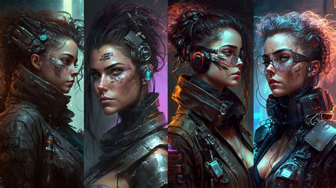 Artstation 200 Next Level Cyberpunk Female Character References More Than 8k Resolution