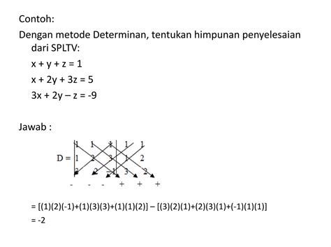 Sistem Persamaan Linear Tiga Variabelpptx