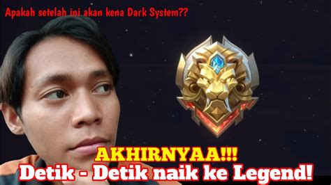 Detik Detik Naik Ke Legend Solo Rank Mobile Legends Youtube