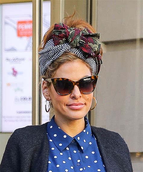 Scarf Hairstyles Pretty Hairstyles Eva Mendes And Ryan Turban Outfit