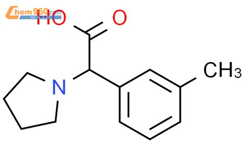 1017117 26 8 Pyrrolidin 1 yl m tolyl acetic acid化学式结构式分子式mol 960化工网