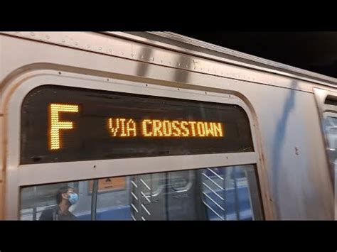 R A F Train At Court Square Via The G Line Youtube