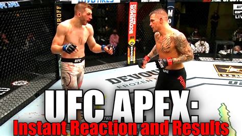 Ufc On Espn 12 Dustin Poirier Vs Dan Hooker Reaction And Results Youtube