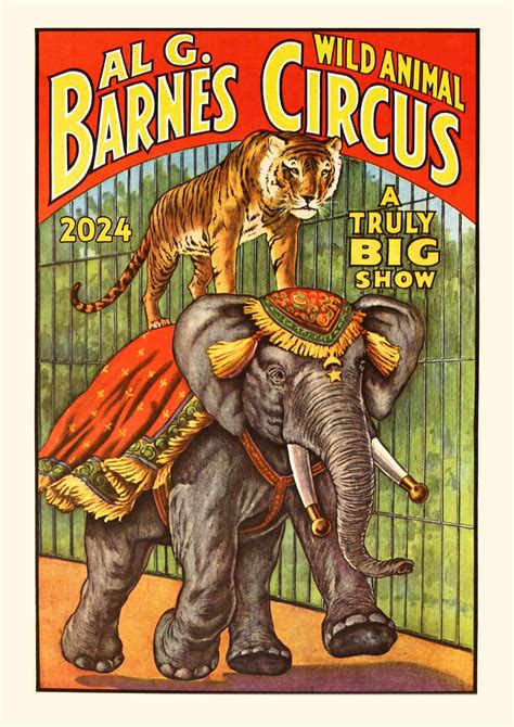 Circus Elephant Poster