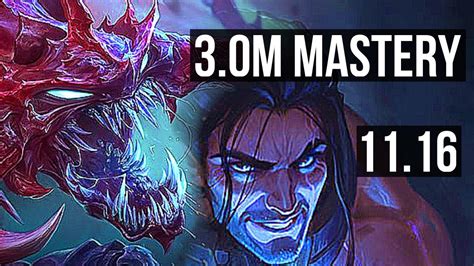 Chogath Vs Sylas Top 3 0m Mastery Legendary 900 Games 13 3 10