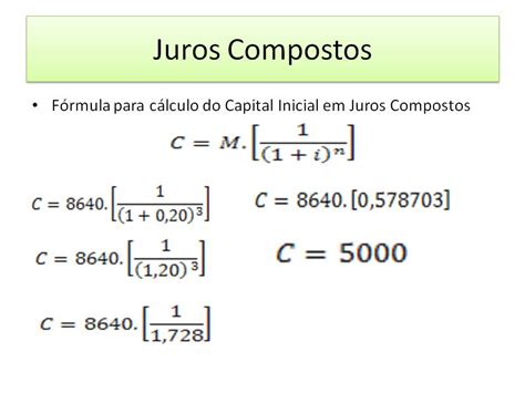 Juros Compostos Formula Exercicios Resolvidos Printable Templates Free