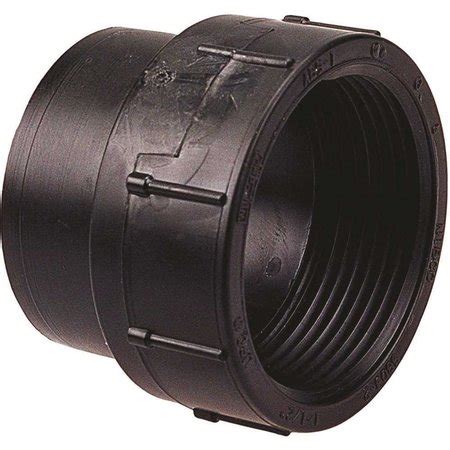 Nibco 3 In ABS DWV Spigot X FIPT Street Adapter Fitting C58032HD3 Zoro