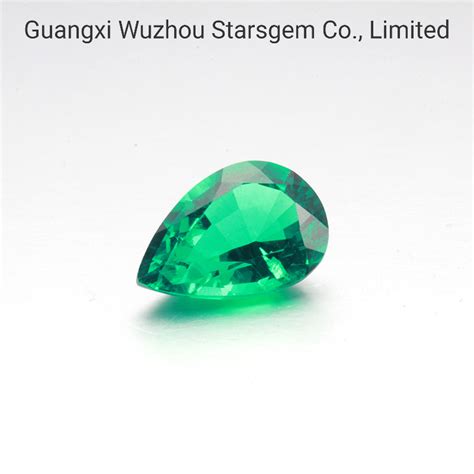 Starsgem Mm Loose Hydrothermal Emermal Green Emerald Gemstone