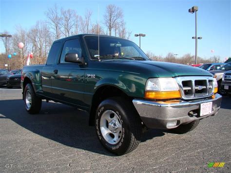 1999 Amazon Green Metallic Ford Ranger XLT Extended Cab 4x4 24588648