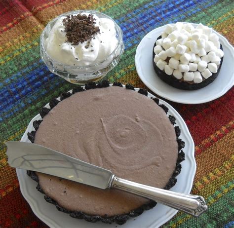 Hot Frozen Hot Chocolate Pie