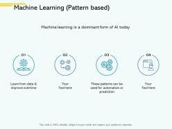 Machine Learning Pattern Based Ppt Powerpoint Presentation File