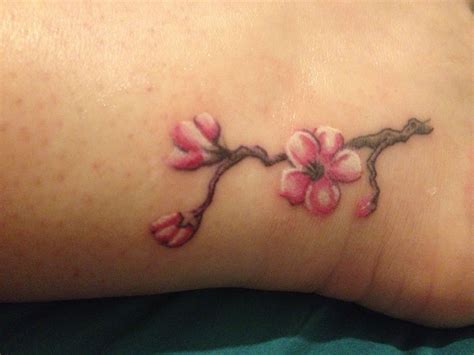 Cherry Blossom Ankle Tattoo Printable Calendars AT A GLANCE