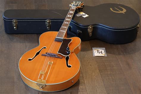 Epiphone Emperor Regent Natural Archtop Hollowbody Guitar + OHSC | Lovies Guitars