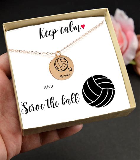 Volleyball Necklace,volleyball Gifts,gift for Volleyball,volleyball ...