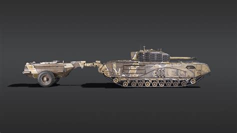 Battle Pass Vehicles Churchill Crocodile War Thunder Dev