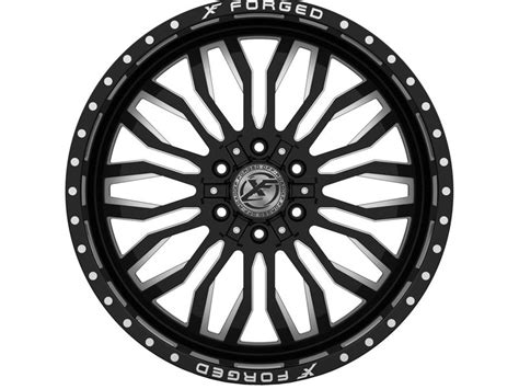 Xf Offroad Forged Milled Gloss Black Xfx Wheels Havoc Offroad