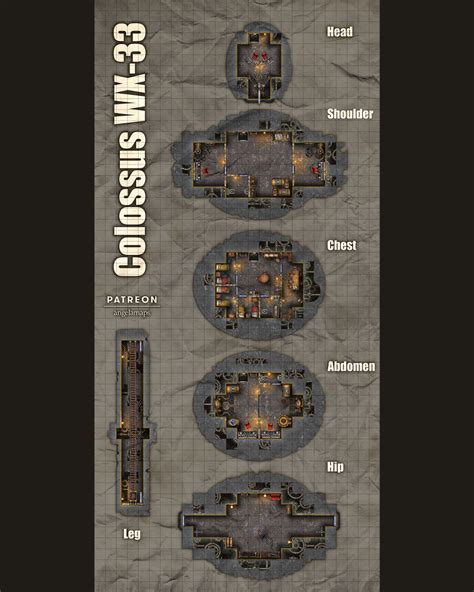 Warforged Colossus Battlemap Animated  Mp4 Oc Fgu Fvtt