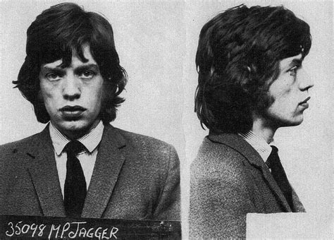 Mick Jagger Posed For The Mug Shot 1967 Vintage News Daily