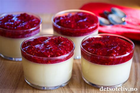 Panna Cotta Med Hvit Sjokolade Oppskrift Matawama